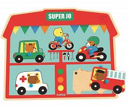 Рамка-вкладыш Супер Джо (Djeco, 01709k) - миниатюра